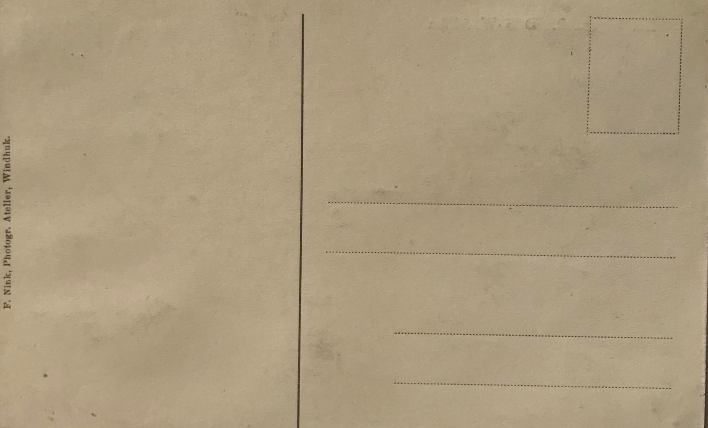 PC0198 - DSWA Postkarte - Prost Neujahr 1907 / GSWA postcard - Happy New Year! 1907