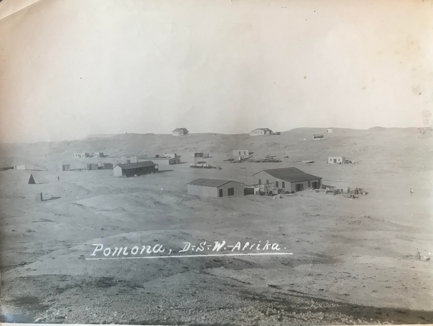 PC D003 - DSWA Foto - Pomona Diamanten Minengebiet, DSWA 1908/09 / DSWA photo - Pomona diamond mining area 1908/09