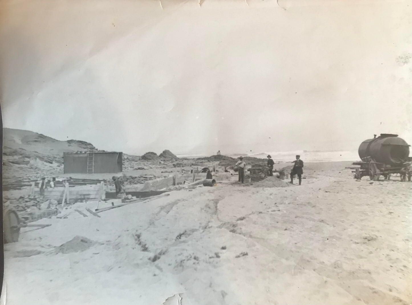 PC D007 - DSWA Foto - Pomona Diamanten Mine, 1908/9 / GSWA photo - Pomona diamond mine, 1908/09