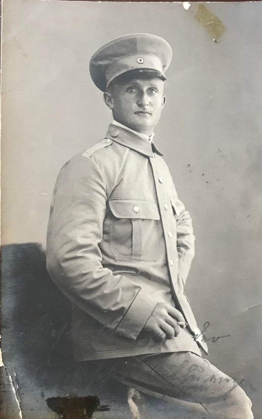 PC E005 - DSWA Postkarte - Gefangenenlager AUS November 1918 - Otto Vonfort / GSWA postcard - Prison camp AUS November 1918 - Otto Vonfort