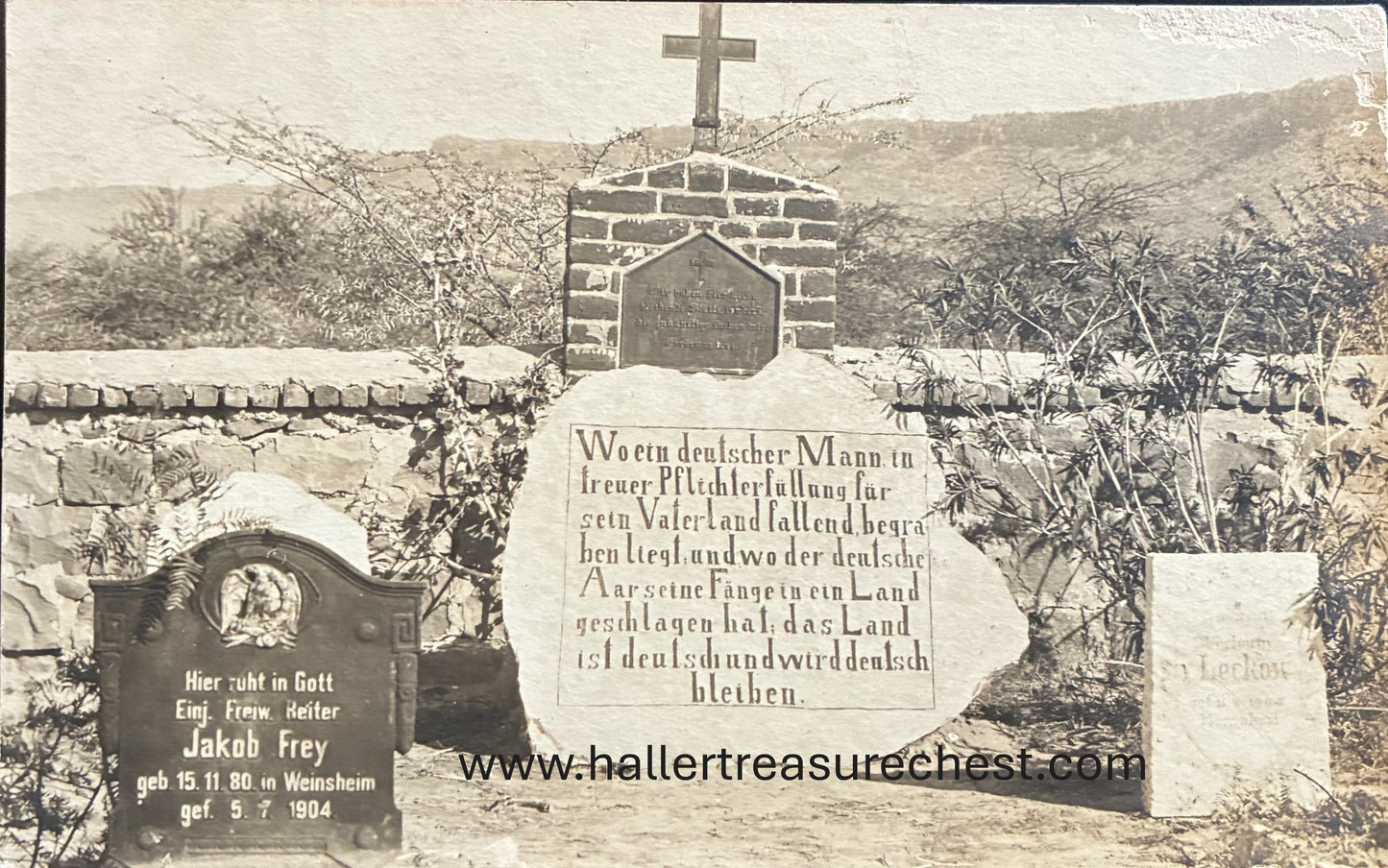 PC Nord-Süd 18.2. DSWA - Heldenfriedhof bei Waterberg / GSWA - heroes cementry at Waterberg
