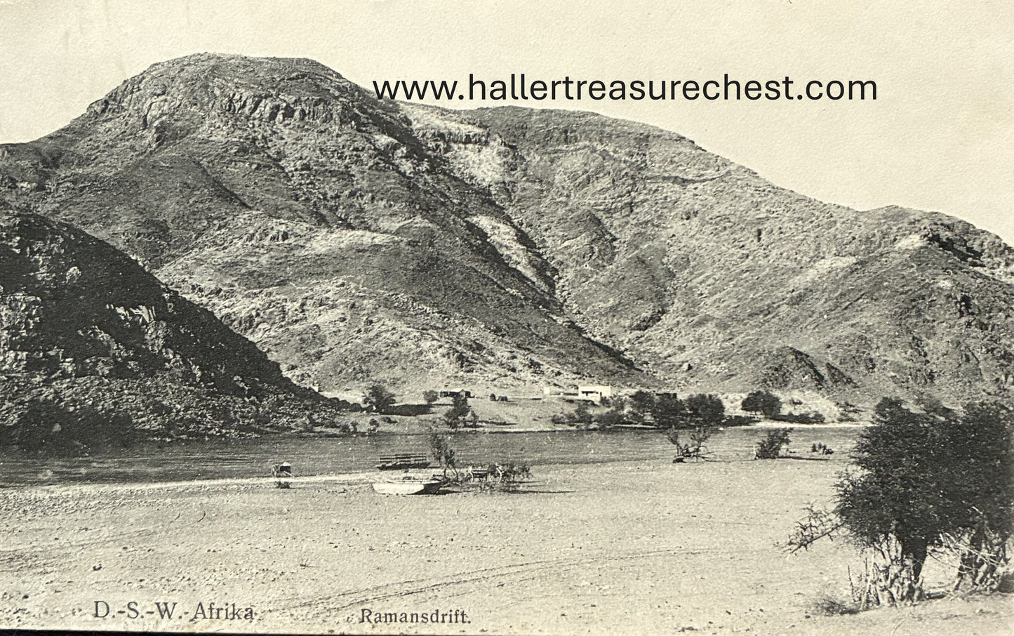 PC Nord-Süd 2.5. DSWA - Ansicht auf Ramansdrift /  GSWA - view on Ramans valley