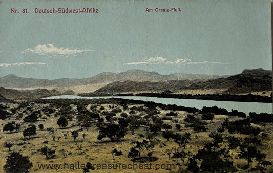 PC Nord-Süd 6.8. DSWA - Am Oranje-Fluss - Hubrich Sammlung / GSWA - At the Orange River