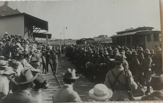 PC STR 10.2. DSWA Schutztruppe - Gefangenen von Sandfontein 1915 / DSWA Schutztruppe - Prisoners of war from Sandfontein