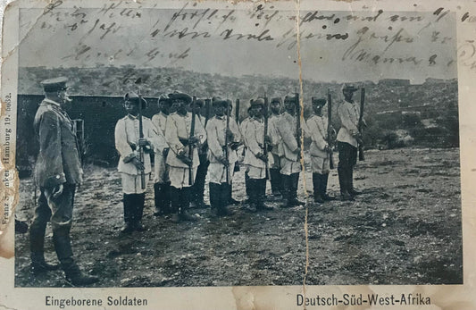 PC STR 10.7. DSWA Schutztruppen - Eingeborene Soldaten / GSWA Schutztruppen - Native soldiers