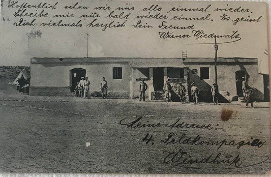 PC STR 11.6. DSWA Schutztruppe - Feldtelegrafenstation Kub - 1909 / GSWA Schutztruppe - Field telegraph station Kub