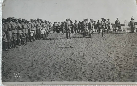 PC STR 12.3. DSWA Postkarte - Schutztruppenparade / GSWA Postkarte - Schutztruppen parade