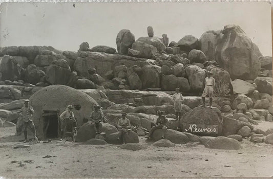 PC STR 13.3. DSWA Postkarte - Schutztruppenlager bei Neuras / DSWA postcard - Schutztruppen rest camp near Neuras