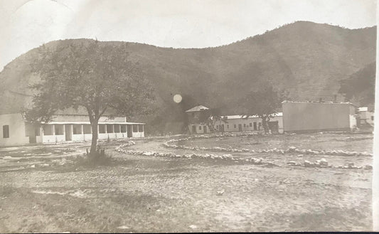 PC STR 14.3. DSWA Postkarte - Fort bei Otavifontein 1910 / GSWA postcard - Fort at Otavifontein 1910, 5p stamp, cancelled