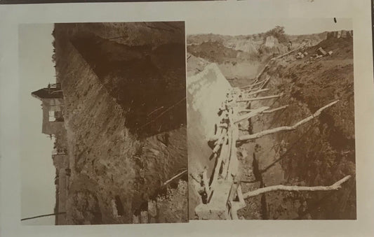 PC STR 15.2. DSWA Postkarte - Beim Hausbau / GSWA Postcard - building a house