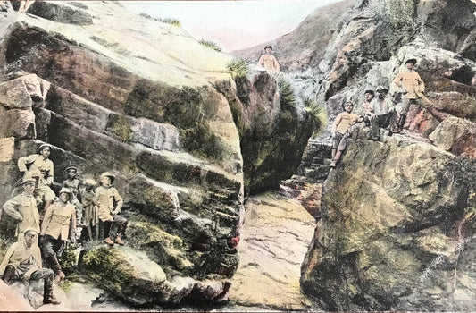 PC STR 15.7. DSWA Postkarte - Partie aus dem Auasgebirge / DSWA postcard - lot from the Auasgebirge, no. 7050