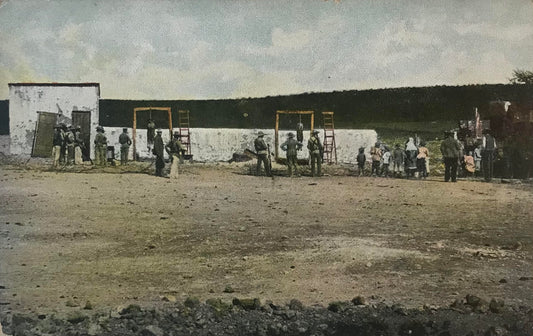 PC STR 16.2. DSWA Postkarte - Hinrichtung aufführerischer Mörder in Gibeon /