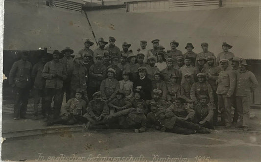 PC STR 16.8. DSWA Postkarte - In englischer Gefangenschaft, Kimberley 1915 / GSWA postcard - In English captivity, Kimberley 1915