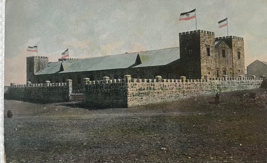 PC STR 17.1. DSWA Postkarte - Feste in Keetmanshoop / GSWA post card - military compound in Keetmanshoop, Spenker collection, 70/19