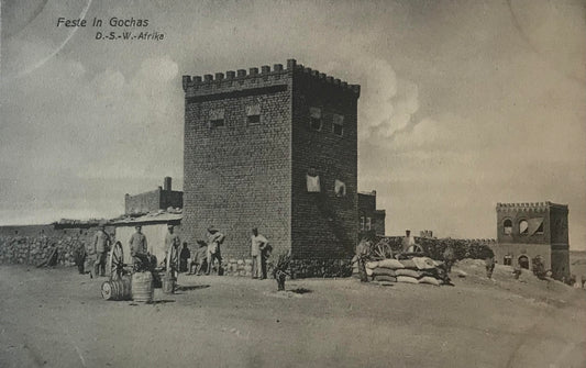 PC STR 18.2. DSWA Postkarte - Feste in Gochas / DSWA postcard - Garnison in Gochas, Spenker Collection, 66/11