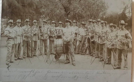 PC STR 19.3. DSWA Postkarte - Schutztruppen Orchester / GSWA postcard - Schutztruppen Orchester