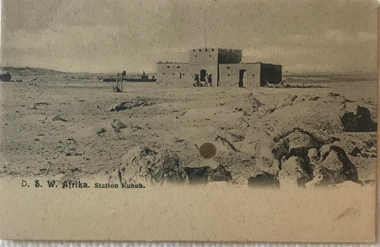 PC STR 20.8. DSWA Postkarte - Station Kubub / DSWA postcard - Kubub station