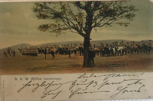 PC STR 4.4. DSWA Schutztruppen Reiterstaffel 1905 / DSWA Schutztruppen equestrian squadron - Albert Aust collection