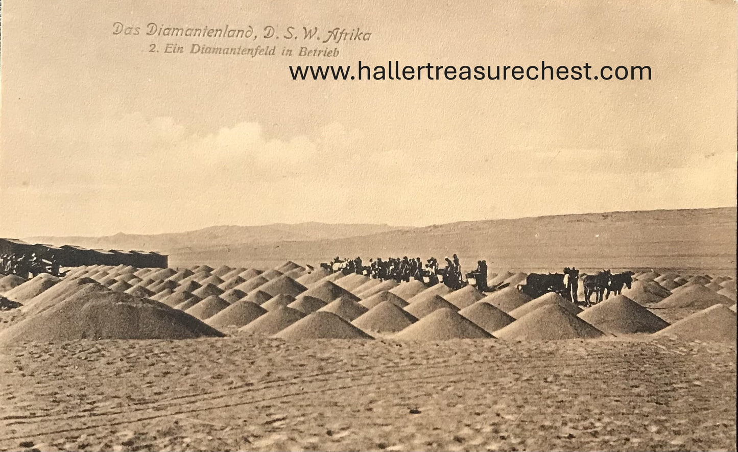 PC SWK-LUD 17.4. DSWA Postkarte - Diamantenland bei Kolmanskop GSWA postcard – land of Diamonds near Kolmanskop