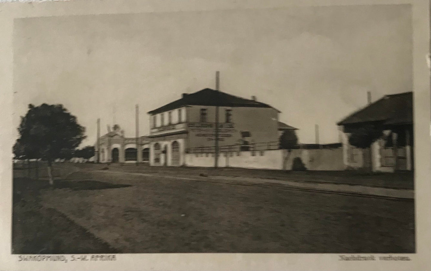 PC SWK 10.3. DSWA Postkarte - Stadtbild, Swakopmund, 1912 / GSWA Postcard - Cityscape, Swakopmund, 1912