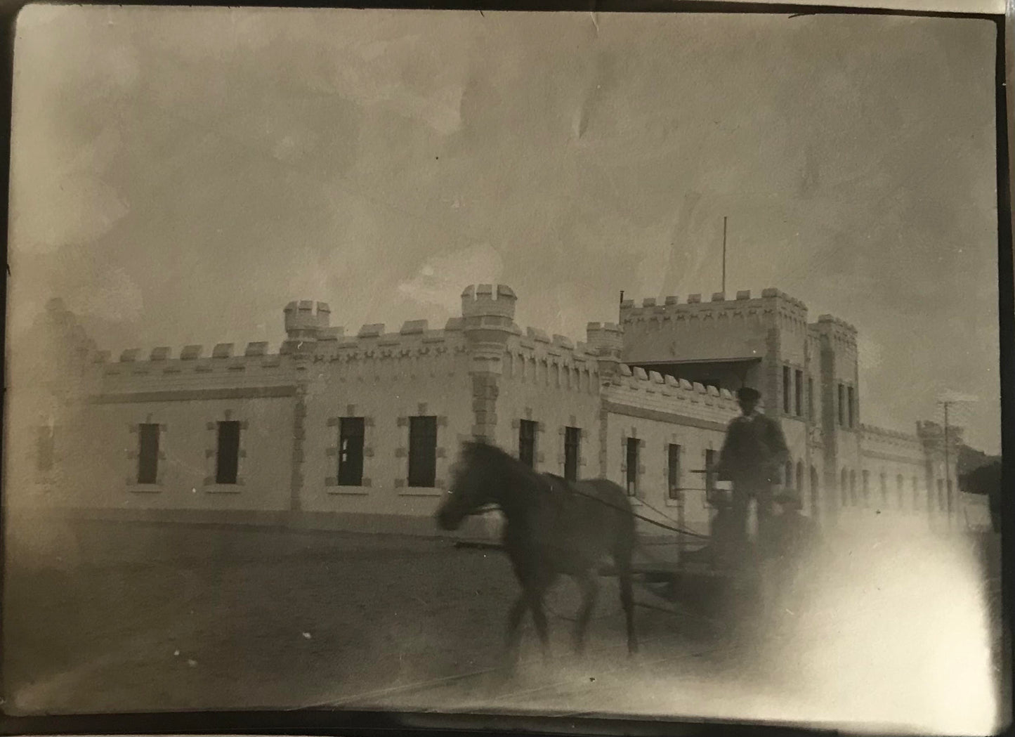 PC SWK 13.3. DSWA Foto - Alte Kaserne in Swakopmund 1905-6 / GSWA photo - old barracks in Swakopmund 1905-6