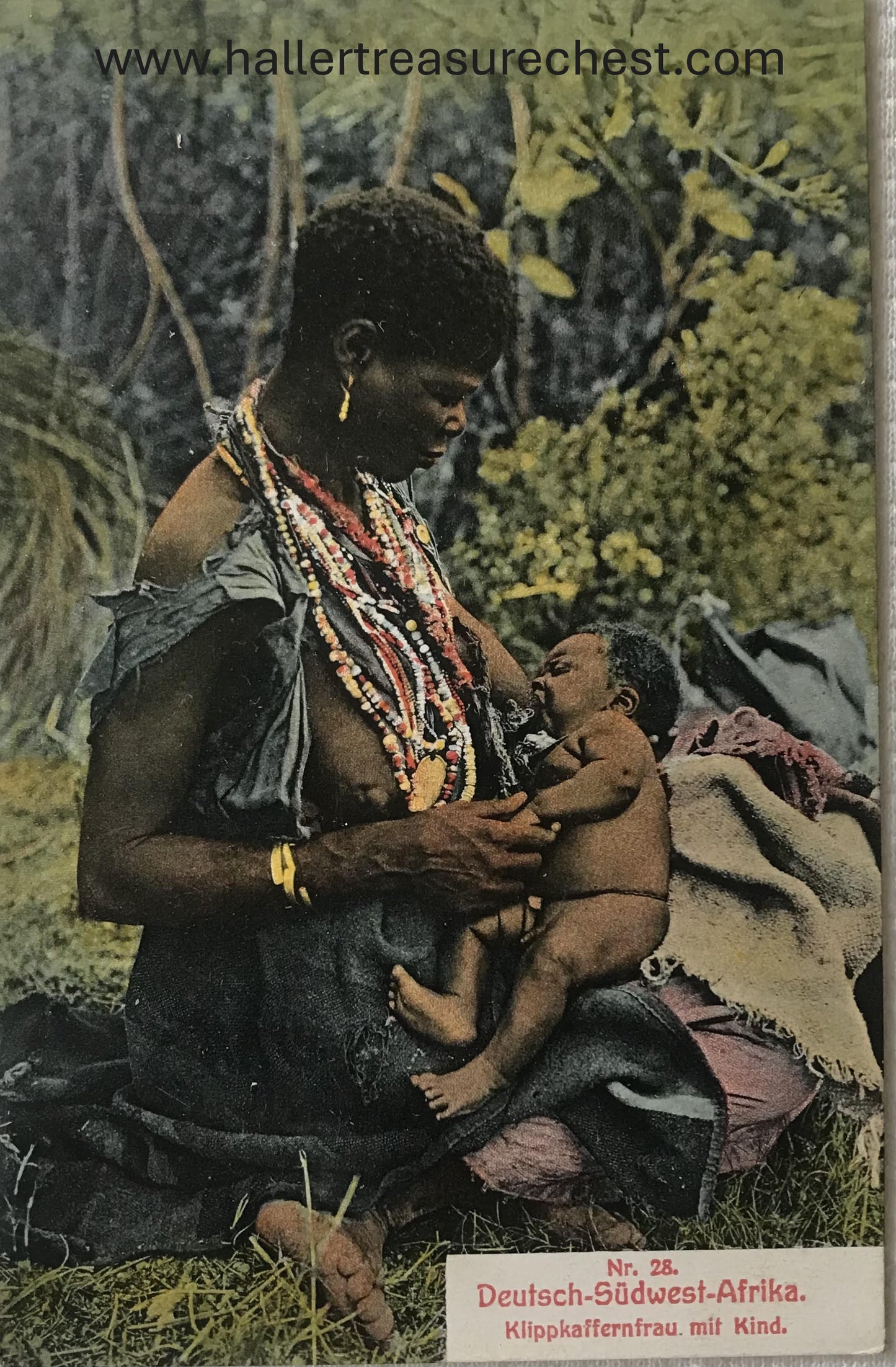 PC Tribes 13.5. DSWA Postkarte - Damara Mutter mit Kind / GSWA post card - Damara mother and child