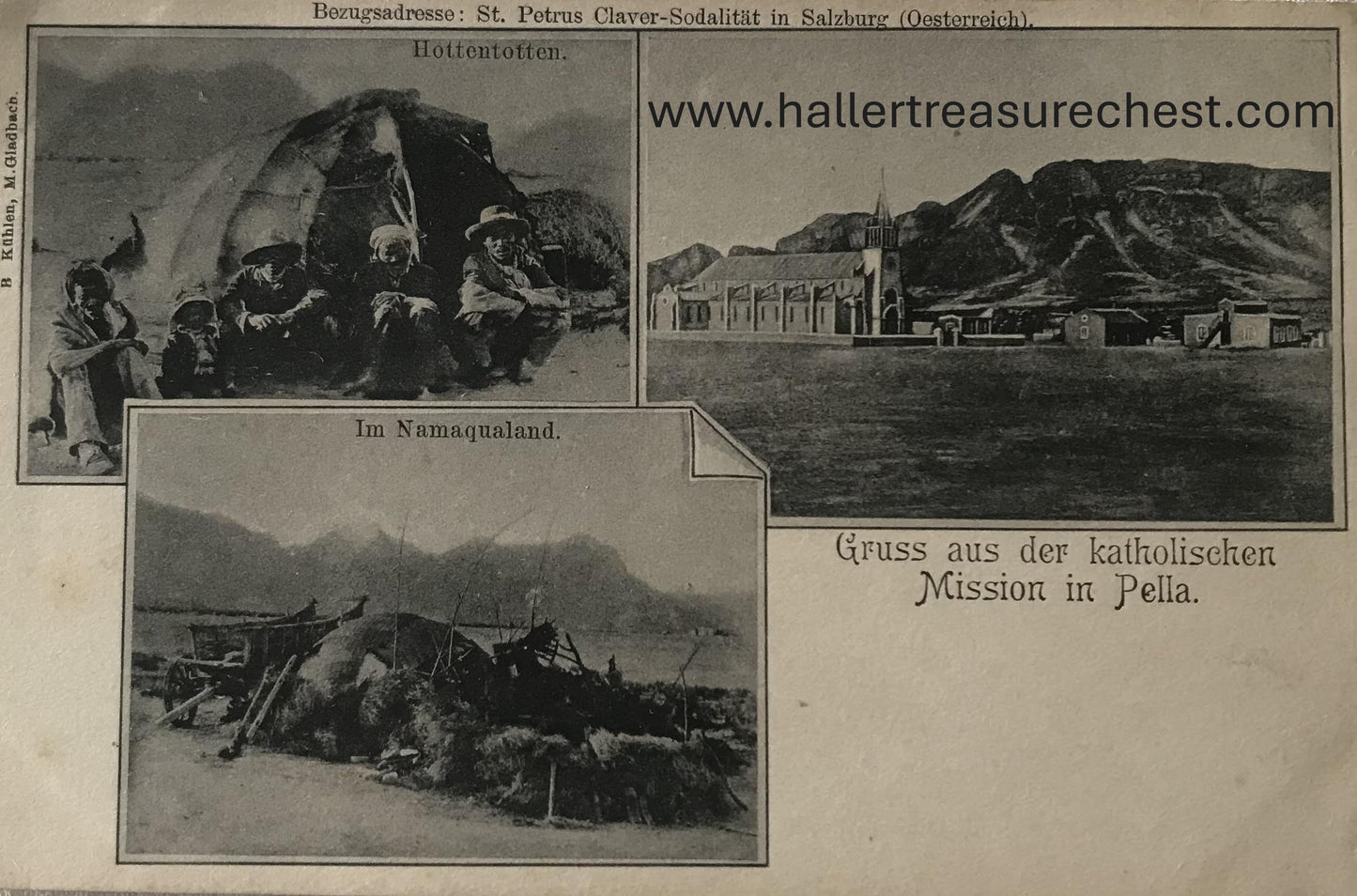 PC Tribes 20.1. DSWA Postkarte - Katholische Mission in Pella / GSWA post card - Catholic Mission in Pella