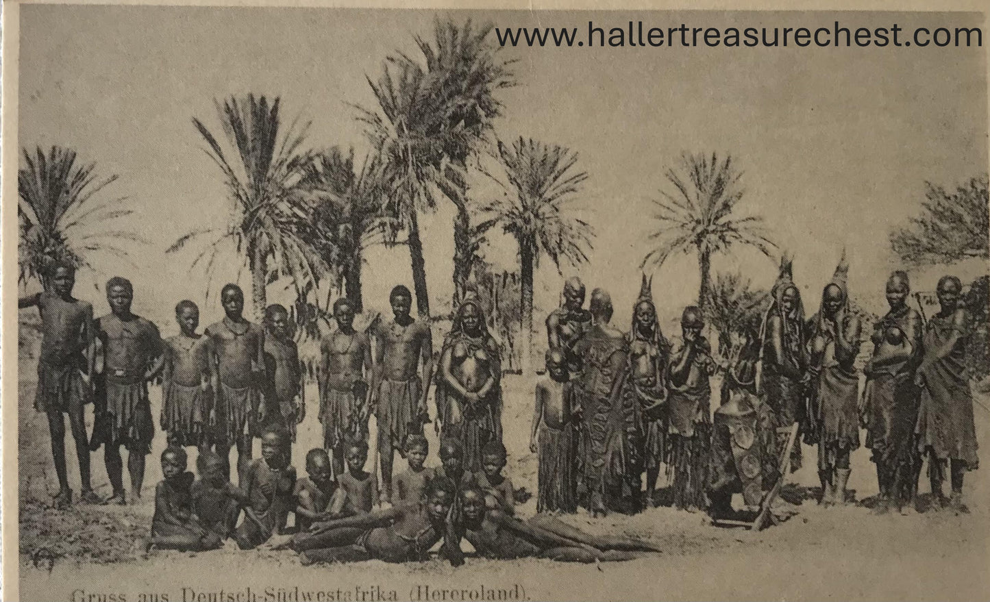 PC Tribes 3.8. DSWA Postkarte - Gruss aus Deutsch-Südwestafrika / GSWA postcard - greetings from German Southwestafrica