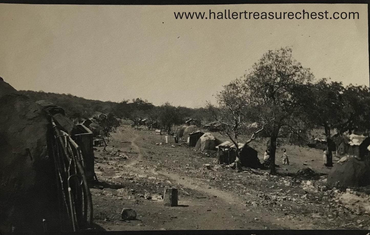 PC Tribes 6.6. SWA Postkarte - Siedlungsleben 1922 / SWA postcard - life in a settlement - 1922