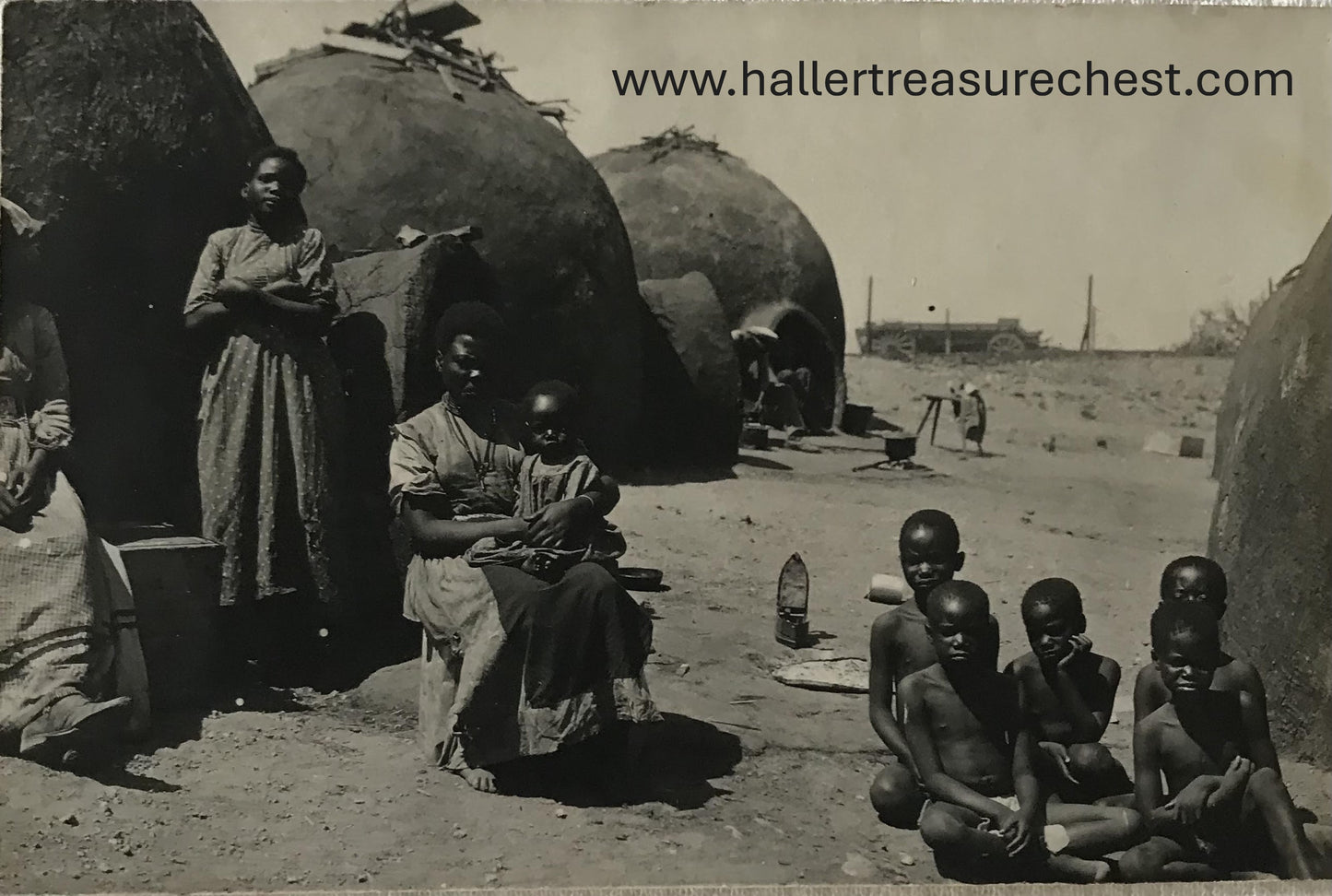 PC Tribes 6.7. DSWA Postkarte - Siedlungsleben / GSWA postcard - life in a settlement