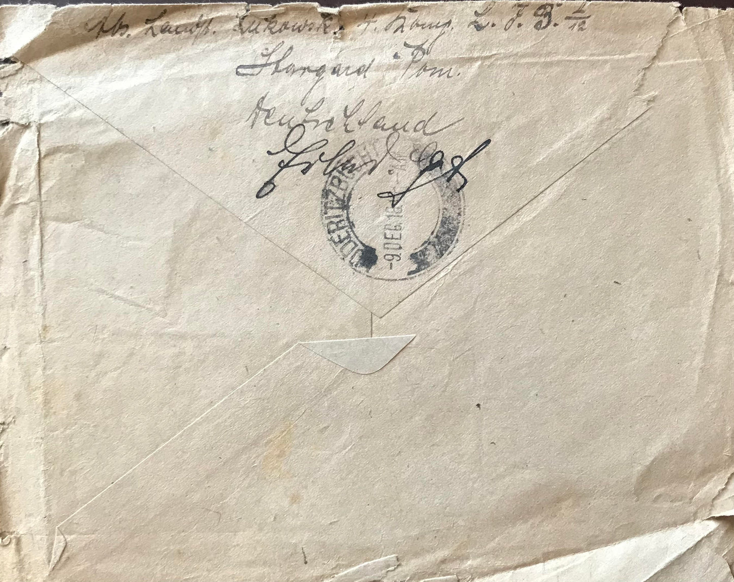 PC E011 - GSWA Kriegsgefangensendung -  Sensor gestanden - 1917 / GSWA prisoner of war consignment - sensor passed - 1917