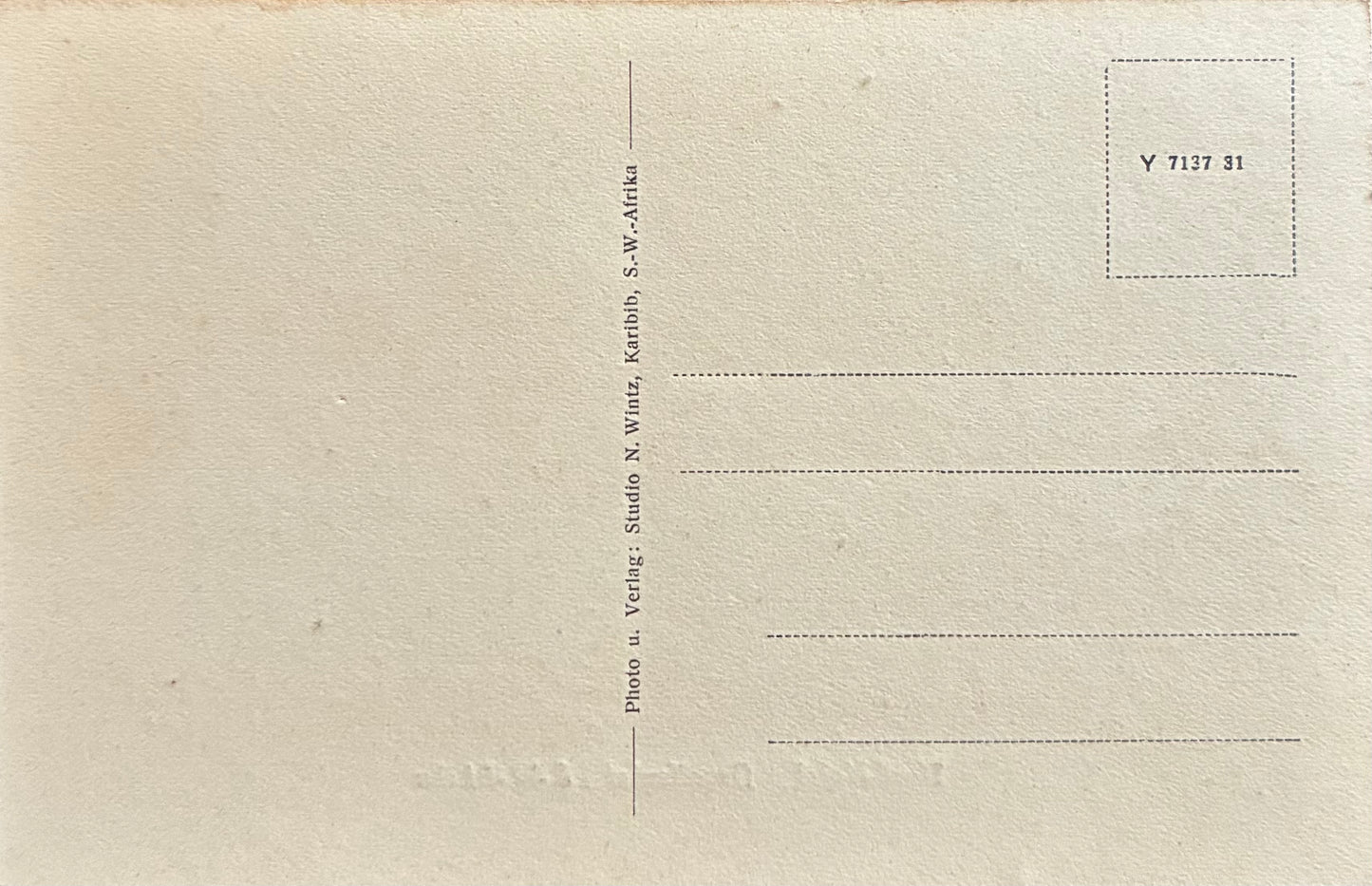PC Nord-Süd 21.1. DSWA - Nord Hotel, Grootfontein / GSWA - North Hotel, Grootfontein