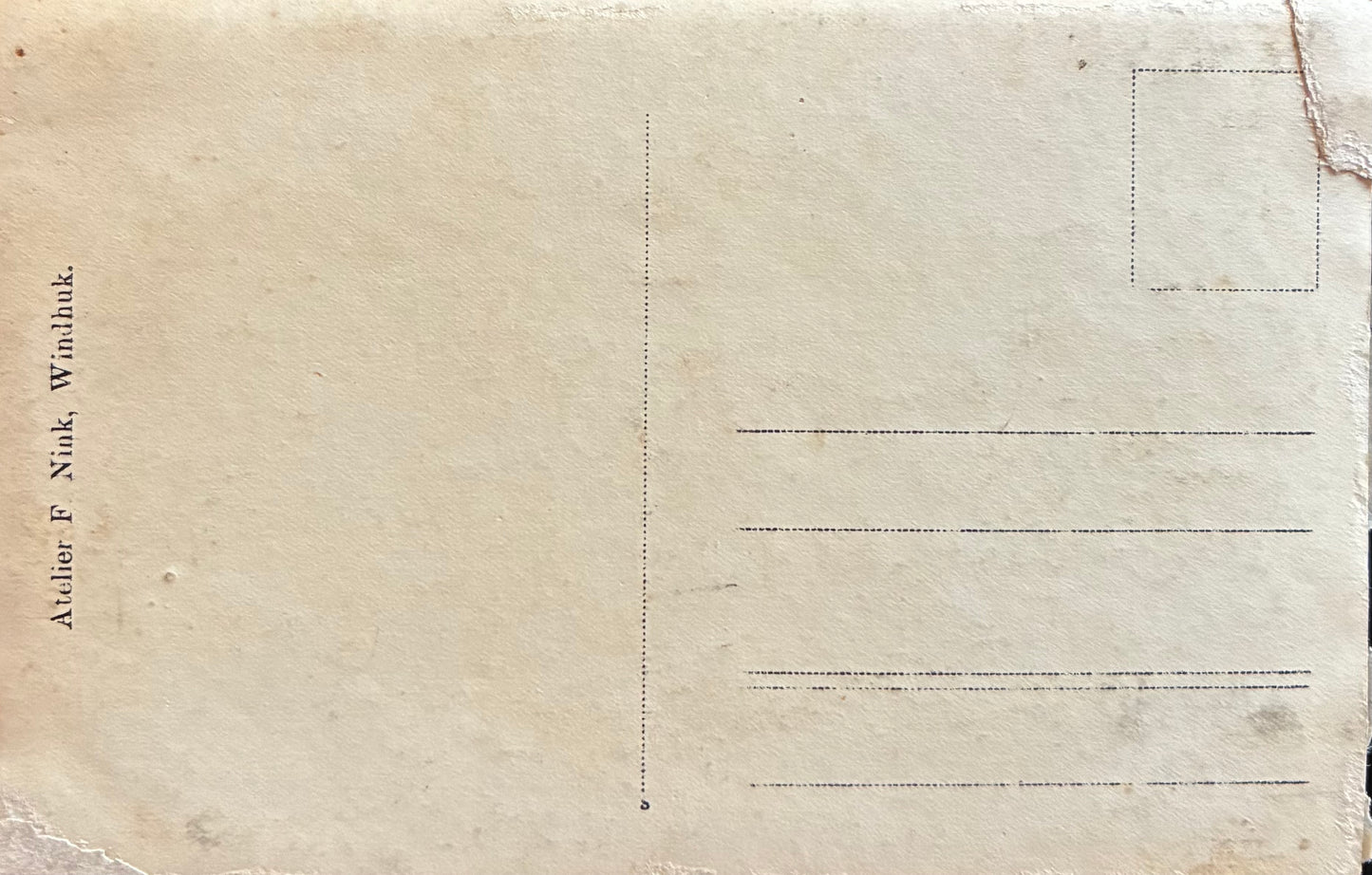 PC Nord-Süd 24.1. DSWA – Hund in der Tinkasfläche / GSWA – Dog in the Tinkas area, Atelier F. Nink