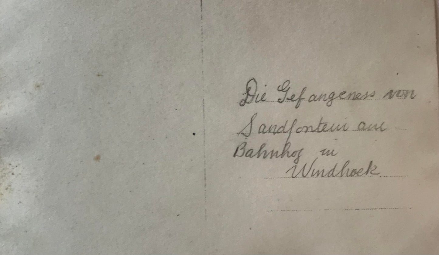 PC STR 10.2. DSWA Schutztruppe - Gefangenen von Sandfontein 1915 / DSWA Schutztruppe - Prisoners of war from Sandfontein