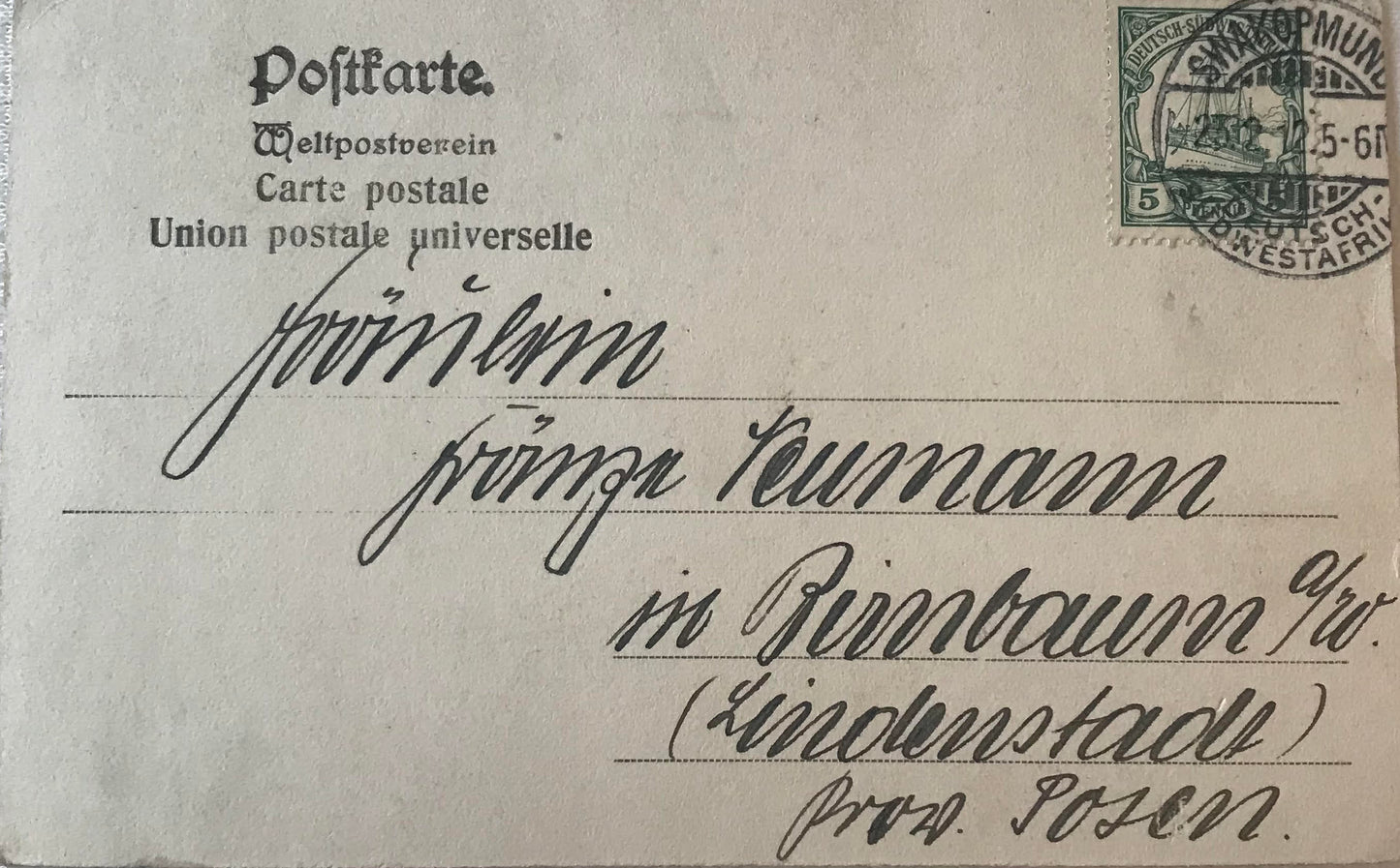 PC STR 11.8. DSWA Schutztruppe - Felsengruppe bei Jakeswater 1906 / GSWA Schutztruppe - Group of rocks near Jakeswater