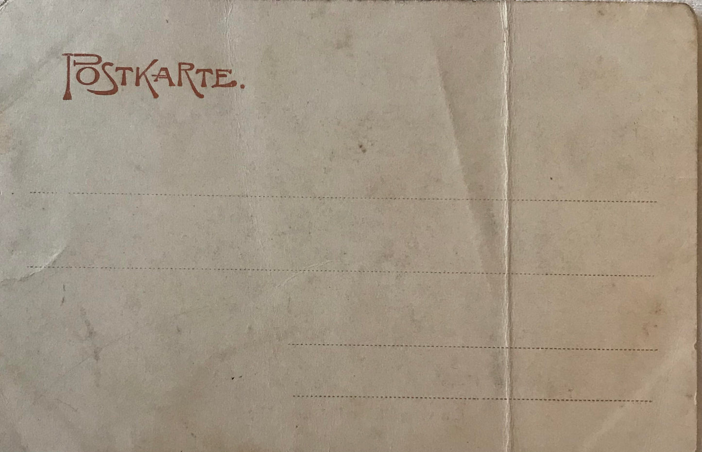 PC STR 13.2. DSWA Postkarte - Ein vergeblicher Ruf nach Hilfe / GSWA Postcard - A futile call for help