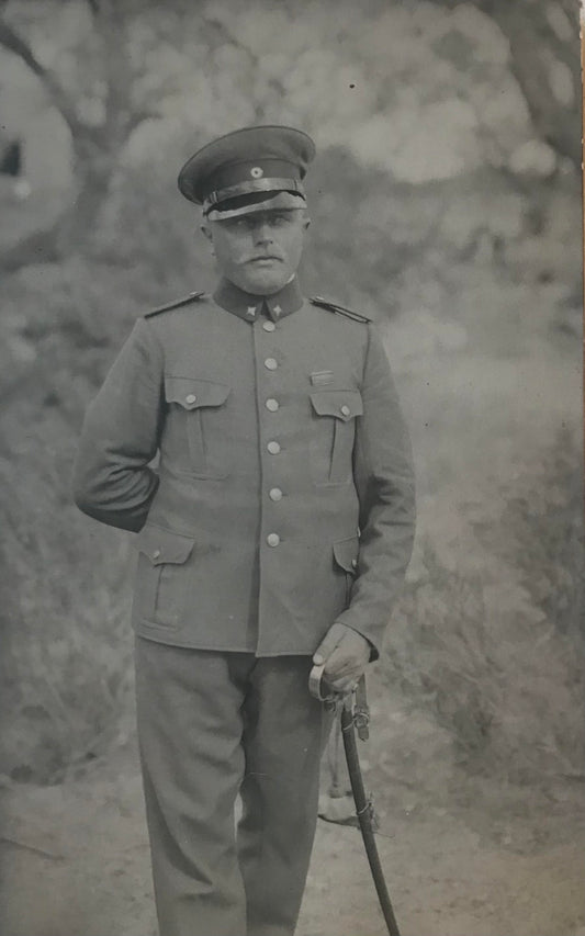 PC STR 16.5. DSWA Postkarte - Schutztruppler in voller Uniform / DSWA postcard - Schutztruppler in full uniform