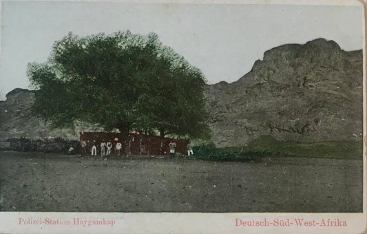 PC STR 17.7. DSWA Postkarte - Polizeistation Haygamkap / DSWA Postcard - Haygamkap Police Station