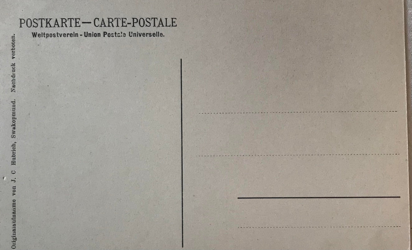 PC STR 18.3. DSWA Postkarte - Kasino Kub / GSWA Postkarte - Casino Kub