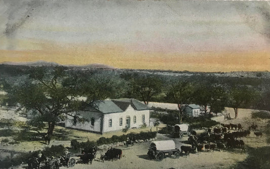 PC STR 19.1. DSWA Postkarte - Farm bei Etiro / GSWA postcard - farm at Etiro