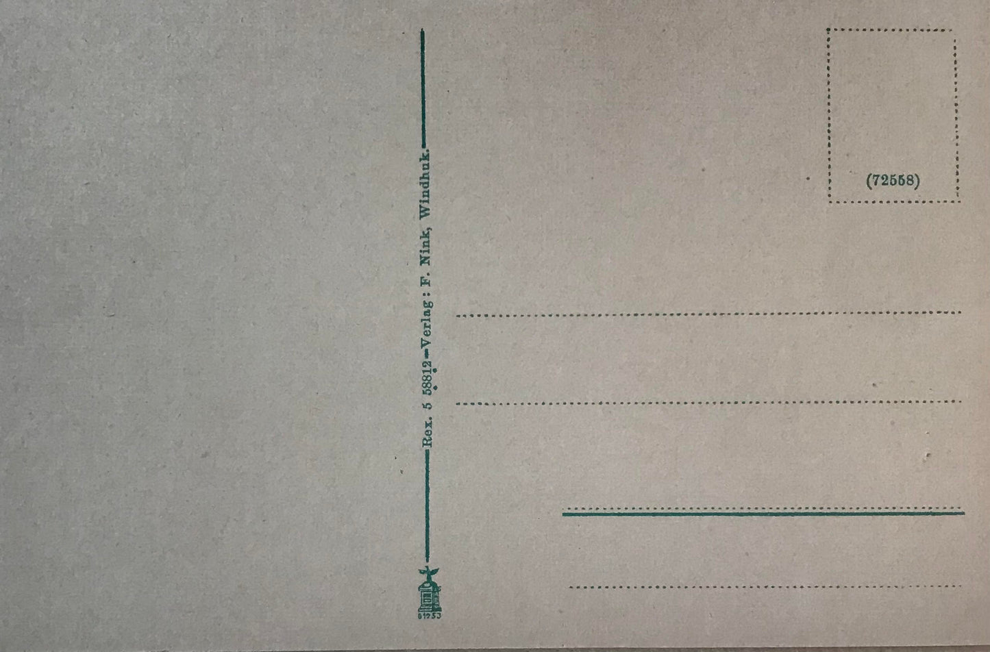 PC STR 19.5. DSWA Postkarte - Einsames Grab in der Naukluft / GSWA postcard - Lonely grave in the Naukluft, Nink Collection