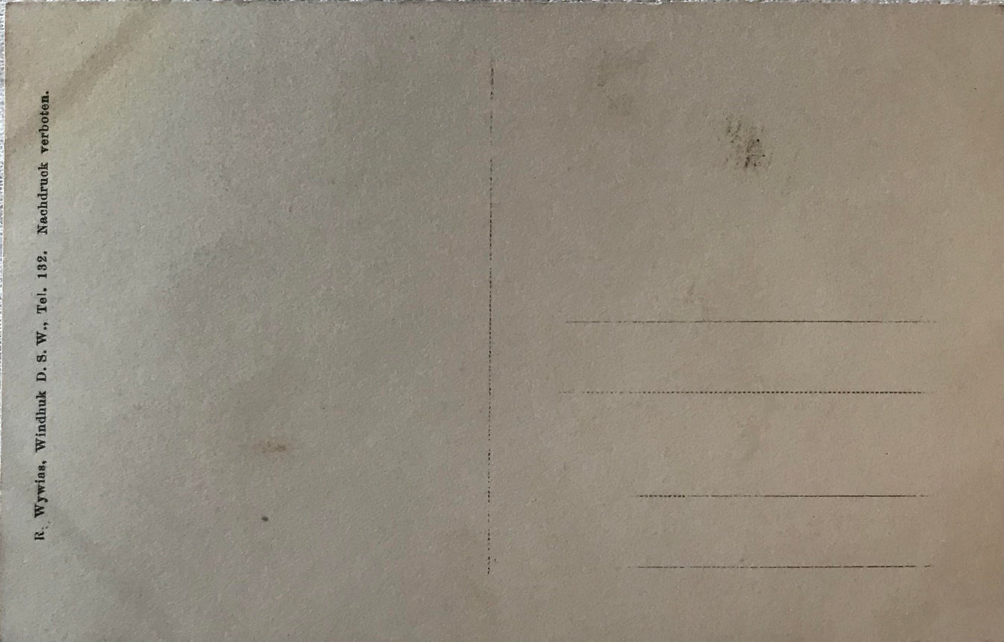 PC STR 21.1. DSWA Postkarte - Station Sesfontein / GSWA Postcard - Sesfontein Station