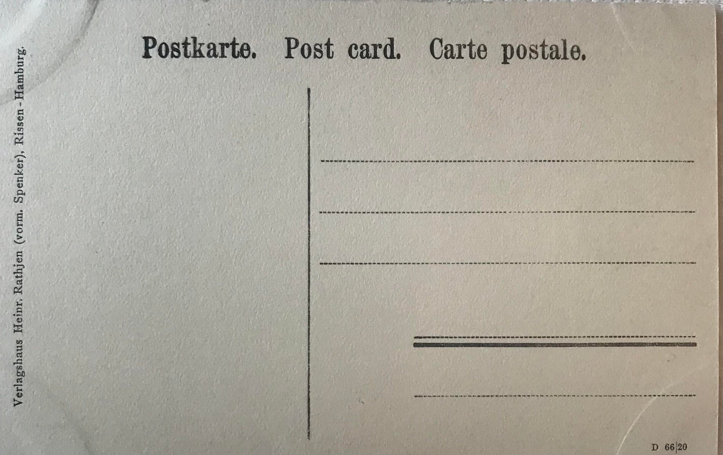 PC STR 21.2. DSWA Postkarte - Station Wasserfall / GSWA postcard - Station Wasserfall