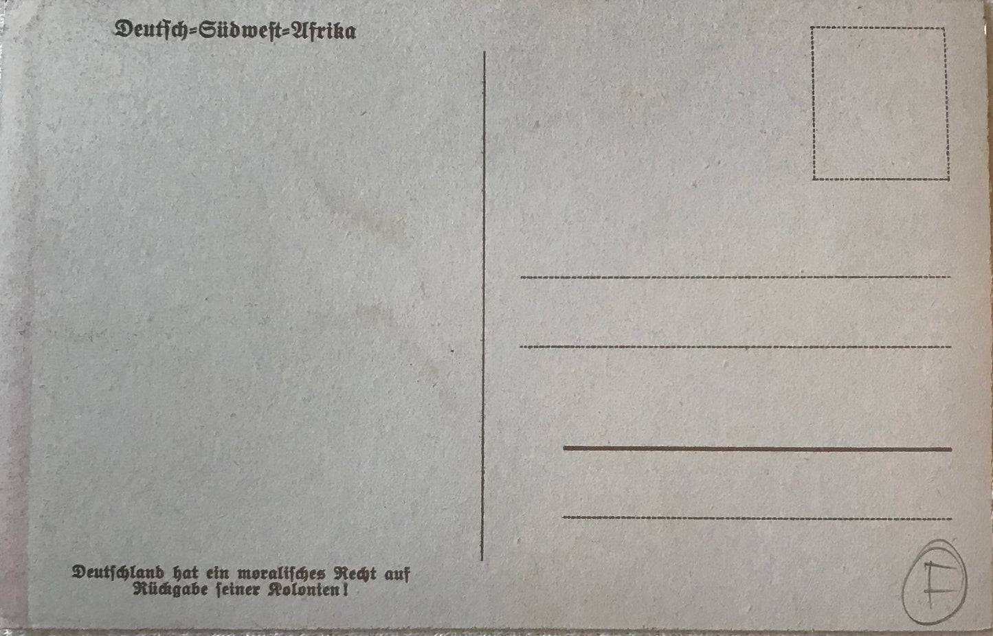 PC STR 21.8. DSWA Postkarte - Hauptmann von Eckert - Schutztruppen Kamelkorps / DSWA Postcard - Captain von Eckert - Schutztruppen Camel Corps