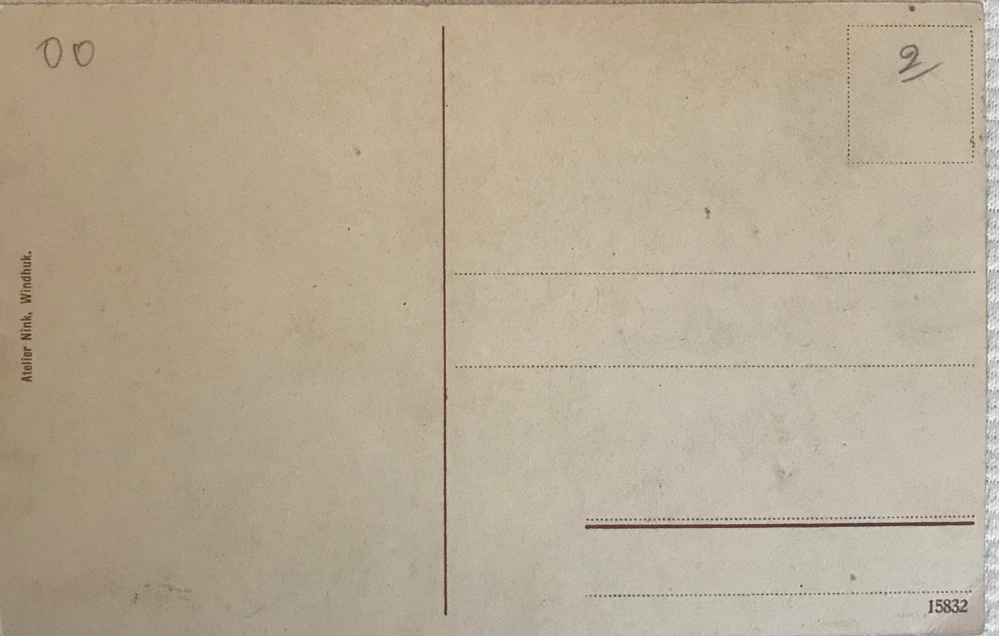 PC STR 3.6. Postkarte - Ochsenwagen in DSWA / Postcard - Oxen wagon in GSWA