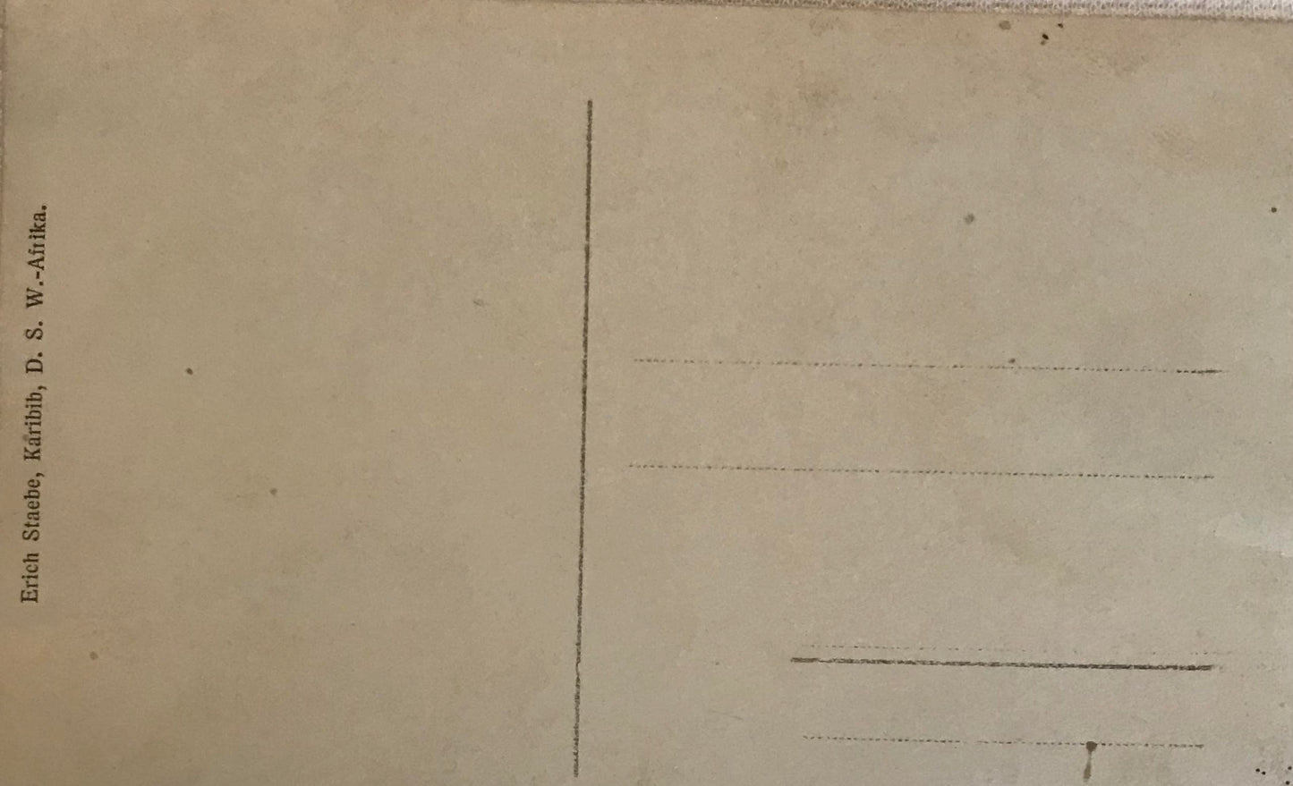 PC STR 5.6. DSWA Postkarte - Schutztruppenpilot Alex Scheele 3.Mai 1915 / GSWA Schutztruppen Pilot Alex Scheele