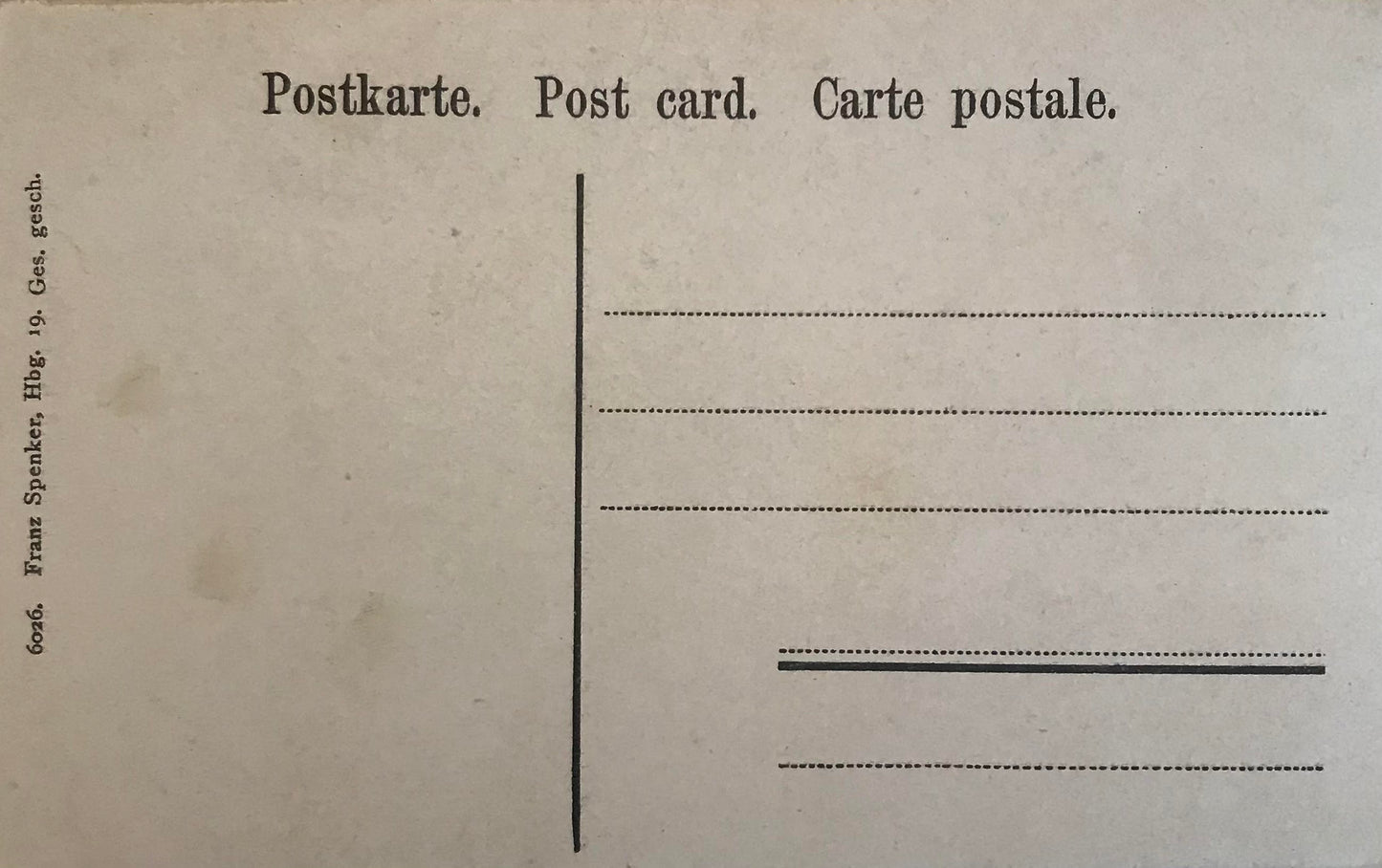 PC STR 7.3. Feldpostkarte - DSWA Schutztruppen - Kriegsbilder - Kameradschaft und Treue / Field postcard DSWA war pictures