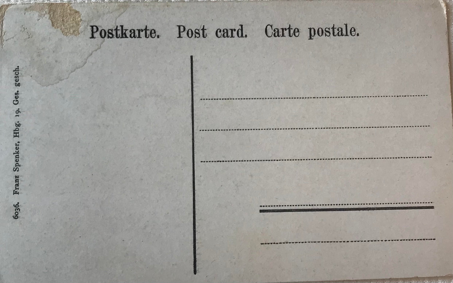 PC STR 9.3. DSWA Postkarte - Kriegsbilder - Feldpost Briefe / GSWA Postcard - War Pictures - Field Post Letters