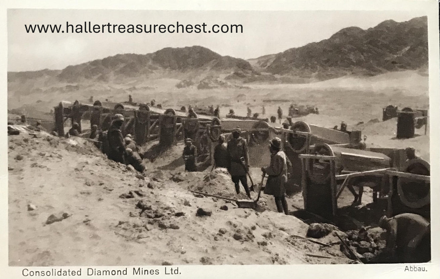 PC SWK-LUD 19.1. SWA Postkarte, Satz von 28 Postkarten der Consolidated Diamond Mines Ltd / SWA postcards, set of 28 postcards of CDM,