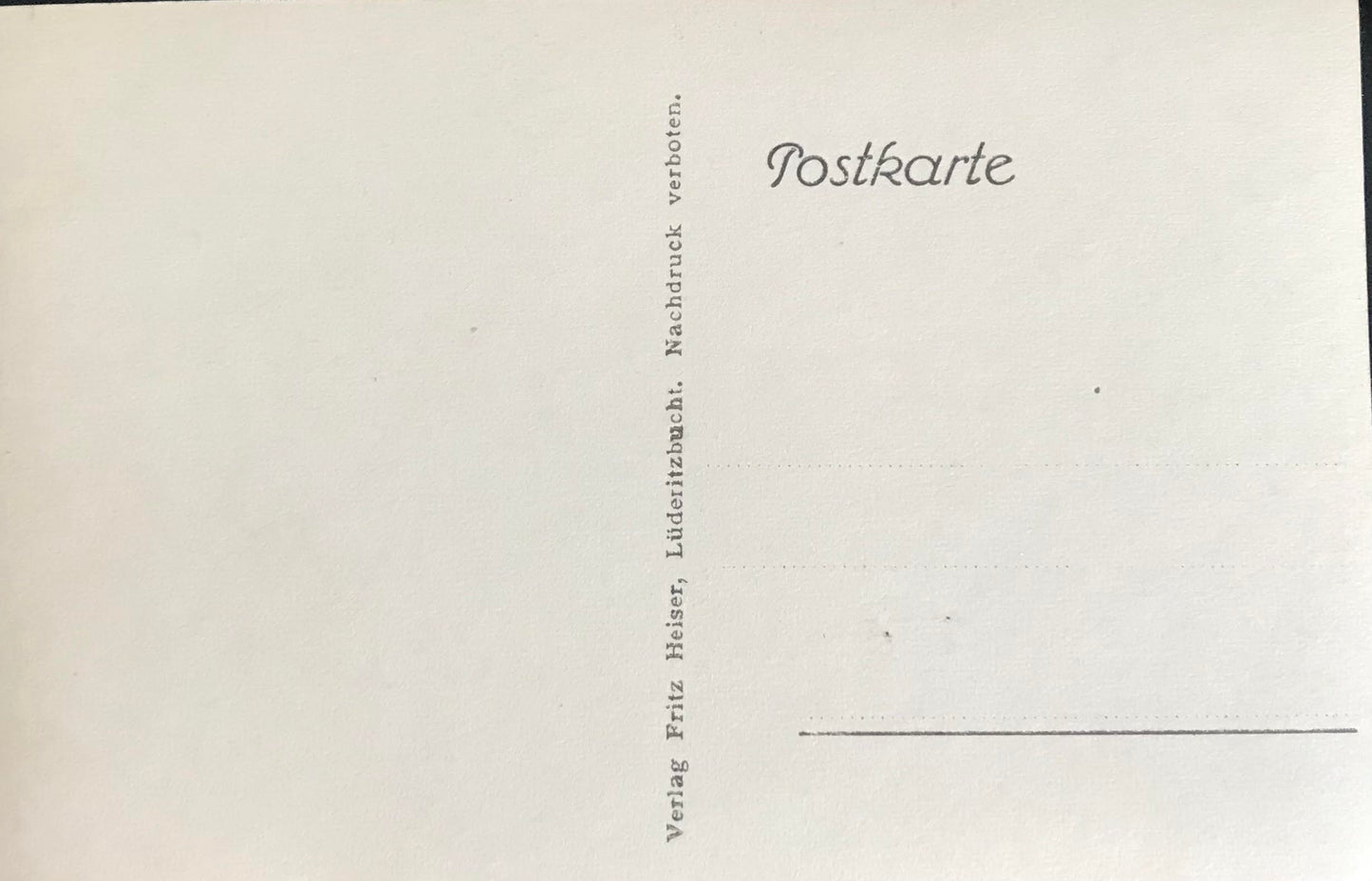 PC SWK-LUD 6.2. DSWA Postkarte, im Hafen, Lüdertitzbucht / GSWA postcard, at the harbour, Luderitz Bay